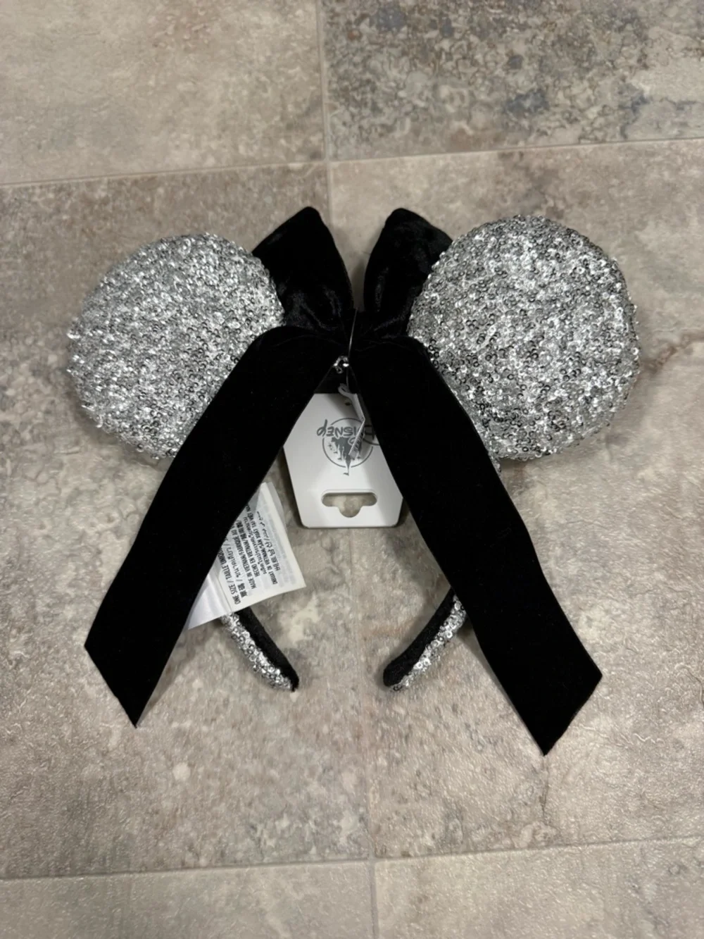 Loungefly Silver and Black Sequin Backpack - Picture 9 of 9